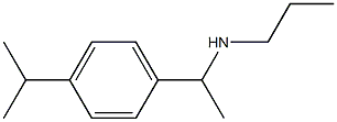 {1-[4-(propan-2-yl)phenyl]ethyl}(propyl)amine,,结构式