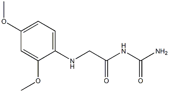 {2-[(2,4-dimethoxyphenyl)amino]acetyl}urea