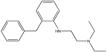 {2-[(2-benzylphenyl)amino]ethyl}diethylamine Struktur