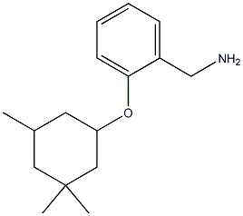 {2-[(3,3,5-trimethylcyclohexyl)oxy]phenyl}methanamine 结构式