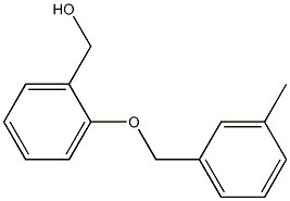 {2-[(3-methylphenyl)methoxy]phenyl}methanol,,结构式