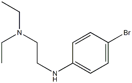 {2-[(4-bromophenyl)amino]ethyl}diethylamine Struktur