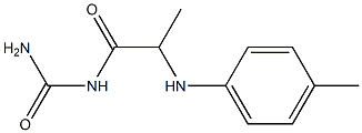 {2-[(4-methylphenyl)amino]propanoyl}urea|