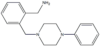 {2-[(4-phenylpiperazin-1-yl)methyl]phenyl}methanamine Struktur