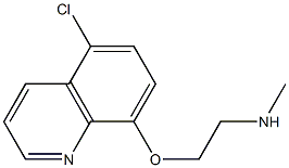 {2-[(5-chloroquinolin-8-yl)oxy]ethyl}(methyl)amine|