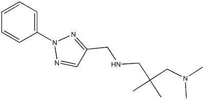 {2-[(dimethylamino)methyl]-2-methylpropyl}[(2-phenyl-2H-1,2,3-triazol-4-yl)methyl]amine