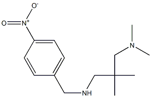 {2-[(dimethylamino)methyl]-2-methylpropyl}[(4-nitrophenyl)methyl]amine Structure