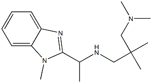 {2-[(dimethylamino)methyl]-2-methylpropyl}[1-(1-methyl-1H-1,3-benzodiazol-2-yl)ethyl]amine|