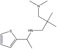 {2-[(dimethylamino)methyl]-2-methylpropyl}[1-(thiophen-2-yl)ethyl]amine Struktur