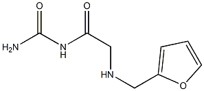 {2-[(furan-2-ylmethyl)amino]acetyl}urea 结构式