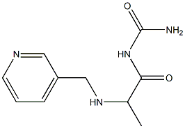 {2-[(pyridin-3-ylmethyl)amino]propanoyl}urea