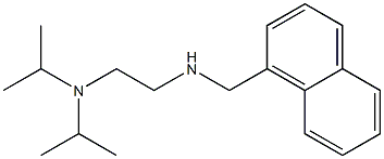 {2-[bis(propan-2-yl)amino]ethyl}(naphthalen-1-ylmethyl)amine,,结构式