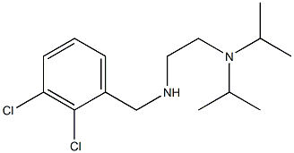 {2-[bis(propan-2-yl)amino]ethyl}[(2,3-dichlorophenyl)methyl]amine,,结构式