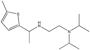 {2-[bis(propan-2-yl)amino]ethyl}[1-(5-methylthiophen-2-yl)ethyl]amine Structure