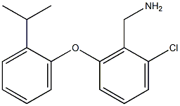 {2-chloro-6-[2-(propan-2-yl)phenoxy]phenyl}methanamine|