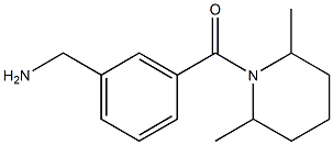 {3-[(2,6-dimethylpiperidin-1-yl)carbonyl]phenyl}methanamine