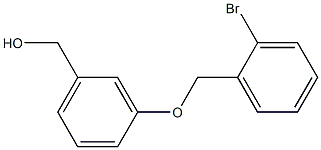 {3-[(2-bromophenyl)methoxy]phenyl}methanol Structure