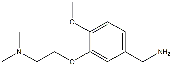 {3-[2-(dimethylamino)ethoxy]-4-methoxyphenyl}methanamine Structure
