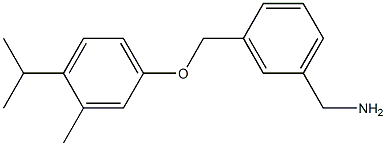 {3-[3-methyl-4-(propan-2-yl)phenoxymethyl]phenyl}methanamine