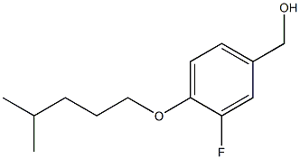 {3-fluoro-4-[(4-methylpentyl)oxy]phenyl}methanol 结构式