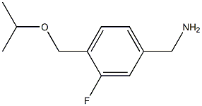  {3-fluoro-4-[(propan-2-yloxy)methyl]phenyl}methanamine