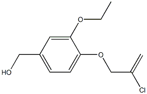 {4-[(2-chloroprop-2-en-1-yl)oxy]-3-ethoxyphenyl}methanol