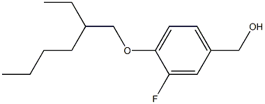 {4-[(2-ethylhexyl)oxy]-3-fluorophenyl}methanol Struktur