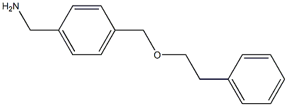 {4-[(2-phenylethoxy)methyl]phenyl}methanamine Struktur