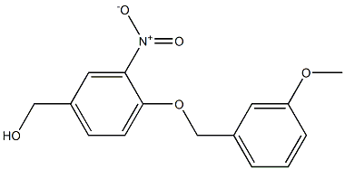 {4-[(3-methoxyphenyl)methoxy]-3-nitrophenyl}methanol|