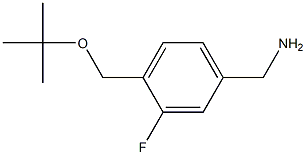 {4-[(tert-butoxy)methyl]-3-fluorophenyl}methanamine Struktur