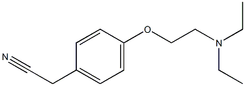  {4-[2-(diethylamino)ethoxy]phenyl}acetonitrile