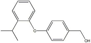 {4-[2-(propan-2-yl)phenoxy]phenyl}methanol Struktur