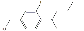 {4-[butyl(methyl)amino]-3-fluorophenyl}methanol Struktur