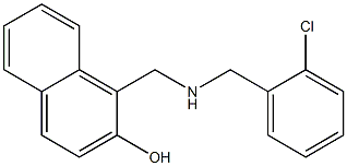 1-({[(2-chlorophenyl)methyl]amino}methyl)naphthalen-2-ol|