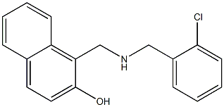 1-({[(2-chlorophenyl)methyl]amino}methyl)naphthalen-2-ol