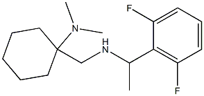 1-({[1-(2,6-difluorophenyl)ethyl]amino}methyl)-N,N-dimethylcyclohexan-1-amine Structure