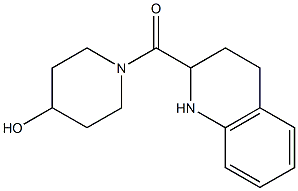 1-(1,2,3,4-tetrahydroquinolin-2-ylcarbonyl)piperidin-4-ol Structure