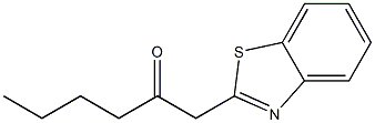 1-(1,3-benzothiazol-2-yl)hexan-2-one Struktur