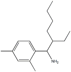 1-(1-amino-2-ethylhexyl)-2,4-dimethylbenzene Structure