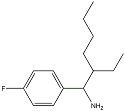 1-(1-amino-2-ethylhexyl)-4-fluorobenzene Structure