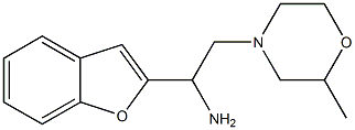 1-(1-benzofuran-2-yl)-2-(2-methylmorpholin-4-yl)ethan-1-amine,,结构式