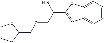 1-(1-benzofuran-2-yl)-2-(oxolan-2-ylmethoxy)ethan-1-amine,,结构式