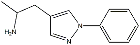 1-(1-phenyl-1H-pyrazol-4-yl)propan-2-amine Struktur