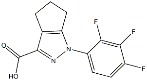 1-(2,3,4-trifluorophenyl)-1,4,5,6-tetrahydrocyclopenta[c]pyrazole-3-carboxylic acid