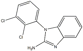 1-(2,3-dichlorophenyl)-1H-1,3-benzodiazol-2-amine Struktur