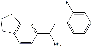 1-(2,3-dihydro-1H-inden-5-yl)-2-(2-fluorophenyl)ethan-1-amine