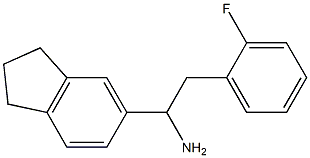  1-(2,3-dihydro-1H-inden-5-yl)-2-(2-fluorophenyl)ethan-1-amine