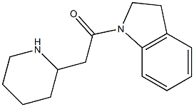 1-(2,3-dihydro-1H-indol-1-yl)-2-(piperidin-2-yl)ethan-1-one