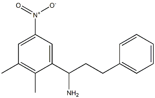 1-(2,3-dimethyl-5-nitrophenyl)-3-phenylpropan-1-amine Structure