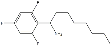 1-(2,4,6-trifluorophenyl)octan-1-amine Structure